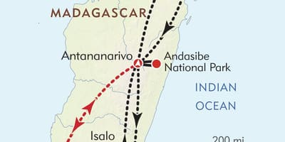 Антананариву, Մադագասկար քարտեզ