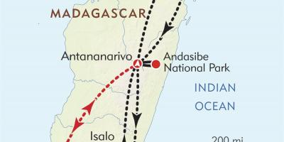 Антананариву, Մադագասկար քարտեզ